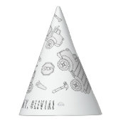 Bemiddelingspartner - kleur uw eigen Pet Feesthoedjes (Rechts)