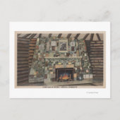 Bemidji, MN - Uitzicht van de Fireplace of States Briefkaart (Voorkant)
