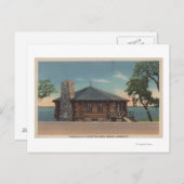 Bemidji, MN - Uitzicht van Fireplace of States Bld Briefkaart (Voorkant / Achterkant)