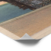 Bemidji, MN - Uitzicht van Fireplace of States Bld Poster (Hoek)