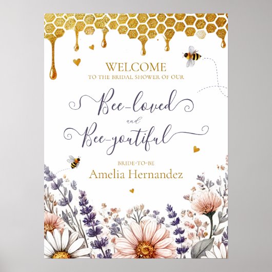 Beminde en Mooie Bruidsfeest Poster (Voorkant)