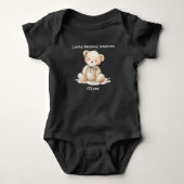 Beminde teddybeer pasgeborene oneindig romper (Voorkant)