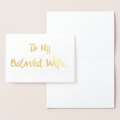 Beminde vrouw... folie kaarten (Display)