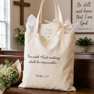 Bemoedigend cadeau voor vrouwen, leraren, christen tote bag