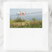 Bemoedigende fubby vibe. rechthoekige sticker (Tas)