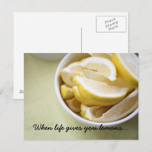 bemoedigende nota briefkaart (Voorkant / Achterkant)