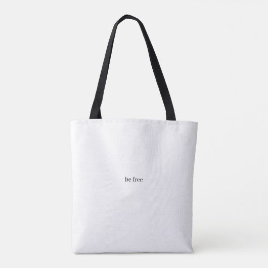 Bemoedigende quote tote bag (Achterkant)