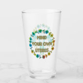 Bemoei je met je eigen baarmoeder | Empowering Fem Glas (Voorkant)