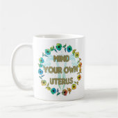 Bemoei je met je eigen baarmoeder | Empowering Fem Koffiemok (Links)