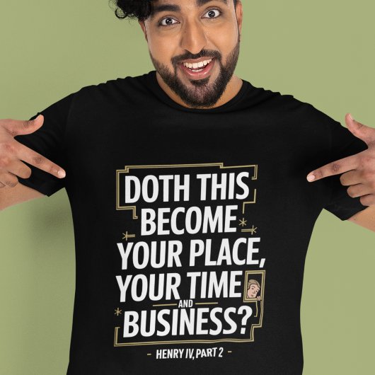 Bemoei je met je eigen zaken: grappige quote t-shirt
