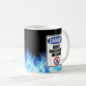 "Bemoei me niet met het licht!" Mok (Voorkant rechts)