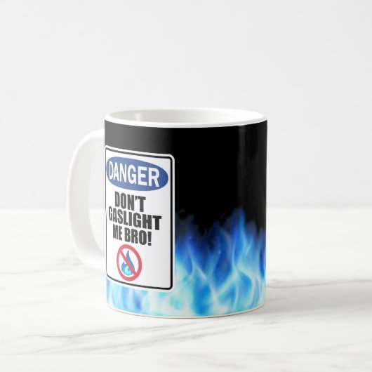 "Bemoei me niet met het licht!" Mok (Voorkant links)