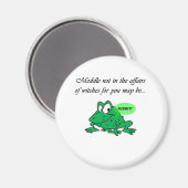 Bemoeid je niet met heksen magneet (Voorkant / Achterkant)