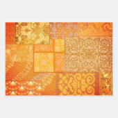 bemonsteringsapparaat voor bloemmotieven inpakpapier vel (Voorkant)