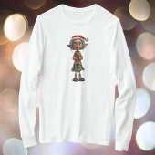 Bemused Oma Christmas Elf Vrouwen T-shirt