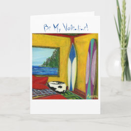 BeMyValentine GreetingCard ©2016Soul Surfer Feestdagen Kaart