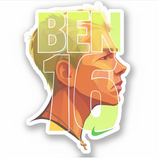 Ben16 Sticker (Voorkant)