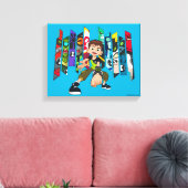 Ben 10 Alien Collectie Graphic Canvas Afdruk (Insitu (Woonkamer))