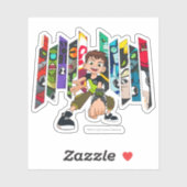 Ben 10 Alien Collectie Graphic Sticker (Vel)