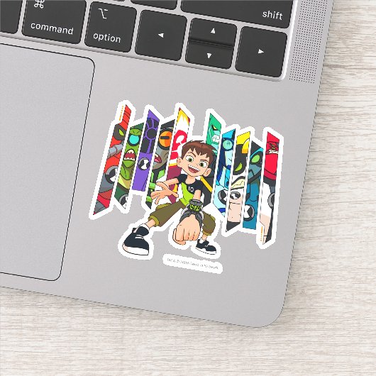 Ben 10 Alien Collectie Graphic Sticker (Detail)