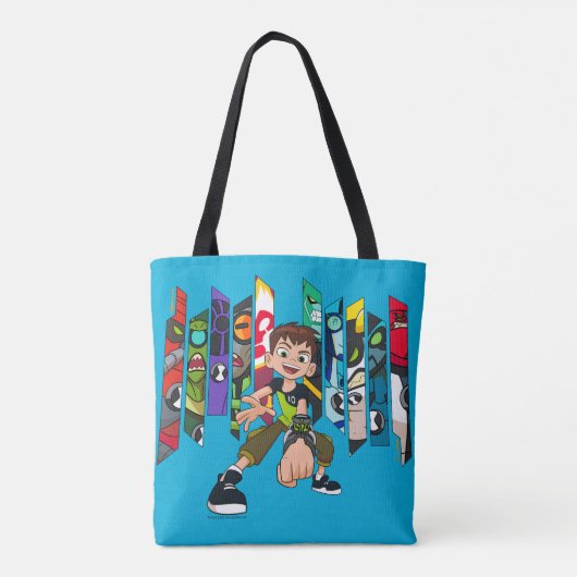 Ben 10 Alien Collectie Graphic Tote Bag (Achterkant)