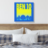 Ben 10 Alien Line-up Logo Canvas Afdruk (Insitu (Slaapkamer))