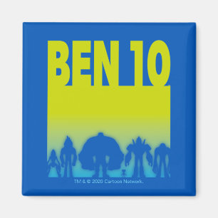Ben 10 Alien Line-up Logo Magneet