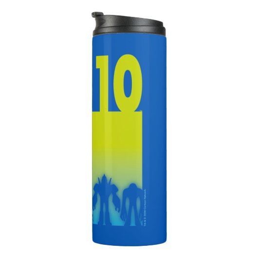 Ben 10 Alien Line-up Logo Thermosbeker (Geroteerd rechts)