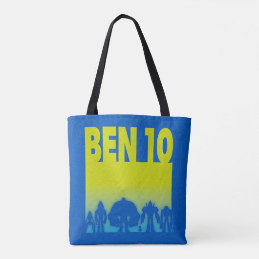 Ben 10 Alien Line-up Logo Tote Bag (Achterkant)