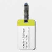 Ben 10 Alien Logo Bagagelabel (Achterkant verticaal)