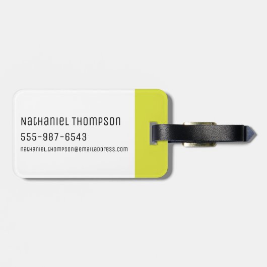 Ben 10 Alien Logo Bagagelabel (Achterkant horizontaal)