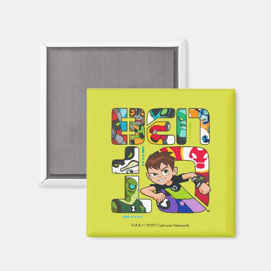 Ben 10 Alien Logo Magneet (Voorkant / Achterkant)