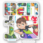 Ben 10 Alien Logo Sticker (Voorkant)