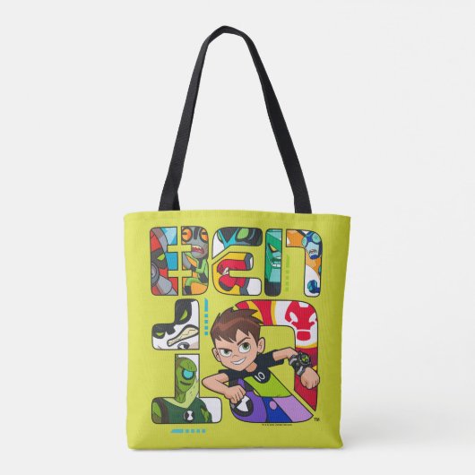 Ben 10 Alien Logo Tote Bag (Achterkant)