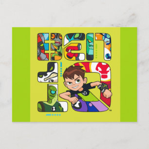 Ben 10 Alien Logo Uitnodiging Briefkaart