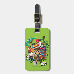 Ben 10 Alien Rush Graphic Bagagelabel