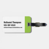 Ben 10 Alien Rush Graphic Bagagelabel (Achterkant horizontaal)