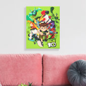 Ben 10 Alien Rush Graphic Canvas Afdruk (Insitu (Woonkamer))