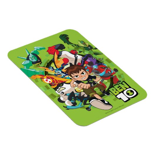 Ben 10 Alien Rush Graphic Magneet (Rechterzijde)