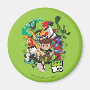 Ben 10 Alien Rush Graphic Magneet