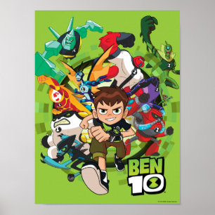 Ben 10 Alien Rush Graphic Poster