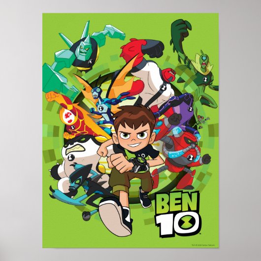 Ben 10 Alien Rush Graphic Poster (Voorkant)