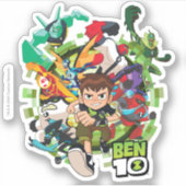 Ben 10 Alien Rush Graphic Sticker (Voorkant)