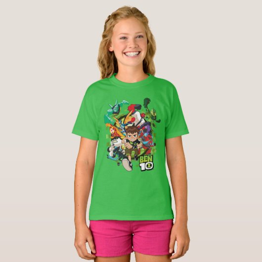 Ben 10 Alien Rush Graphic T-shirt (Voorkant volledig)