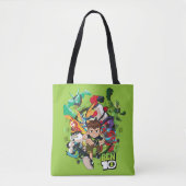 Ben 10 Alien Rush Graphic Tote Bag (Voorkant)