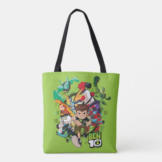 Ben 10 Alien Rush Graphic Tote Bag (Achterkant)