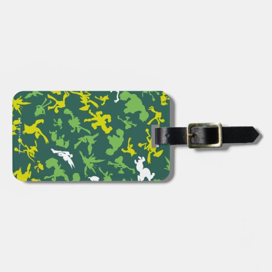 Ben 10 Alien Shape Pattern Bagagelabel (Voorkant horizontaal)