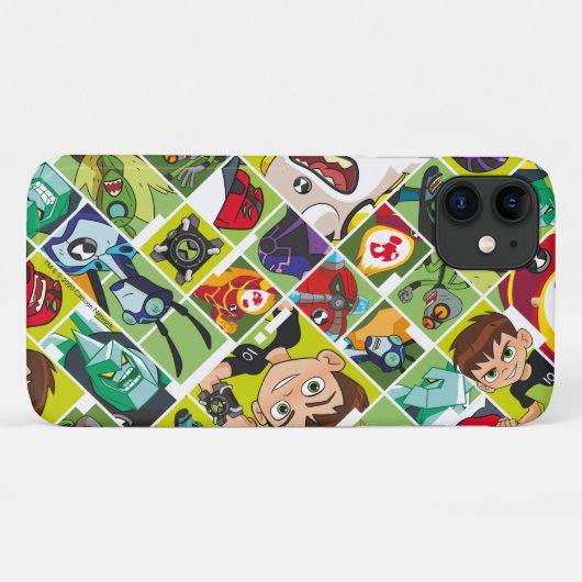 Ben 10 Alien Tegel Pattern Case-Mate iPhone Case (Achterkant (horizontaal))