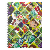 Ben 10 Alien Tegel Pattern Notitieboek (Voorkant)