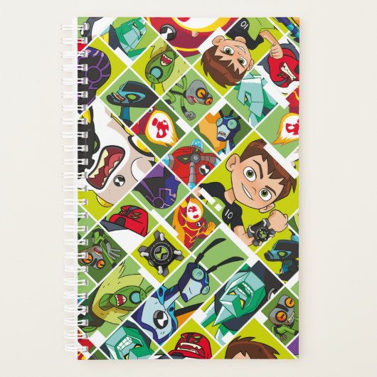 Ben 10 Alien Tegel Pattern Planner (Voorkant)